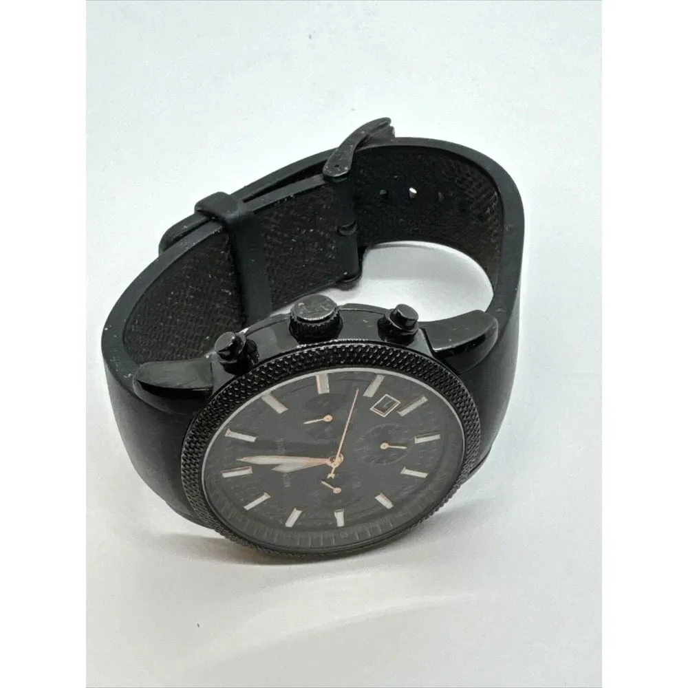 Michael Kors Scout MK8317 Women's Black Silicone Strap Analog Dial Watch JNA308